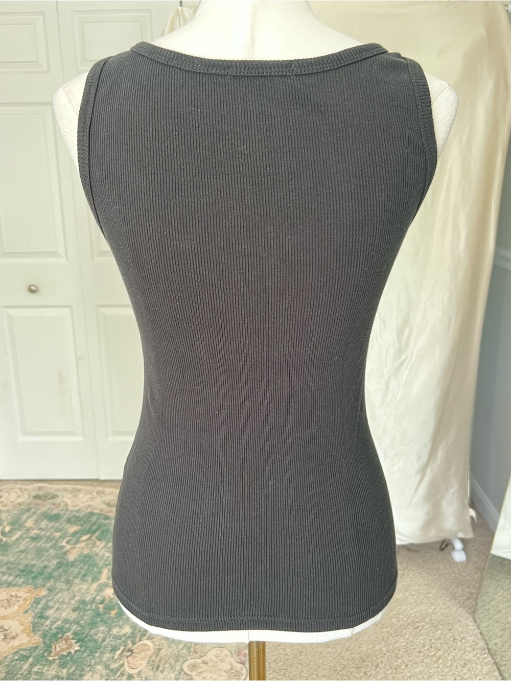 Y2K Diva Graphic Rhinestone Ribbed Tank - Picture 4 of 6